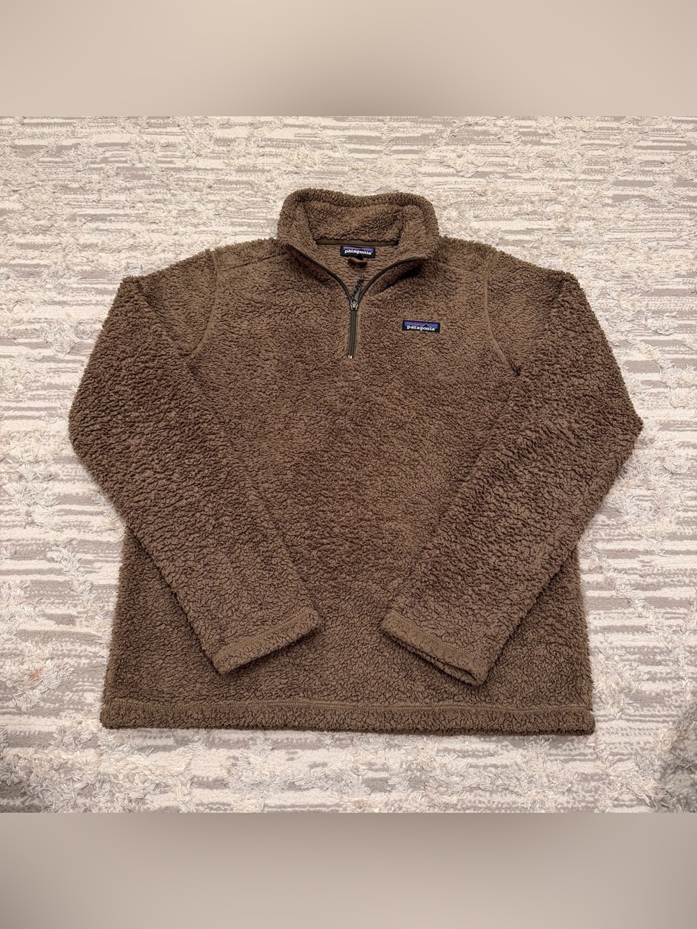 Patagonia Los Gatos 1/4 Zip Men’s Small Deep Pile Fleece Pullover Outdoor Hike